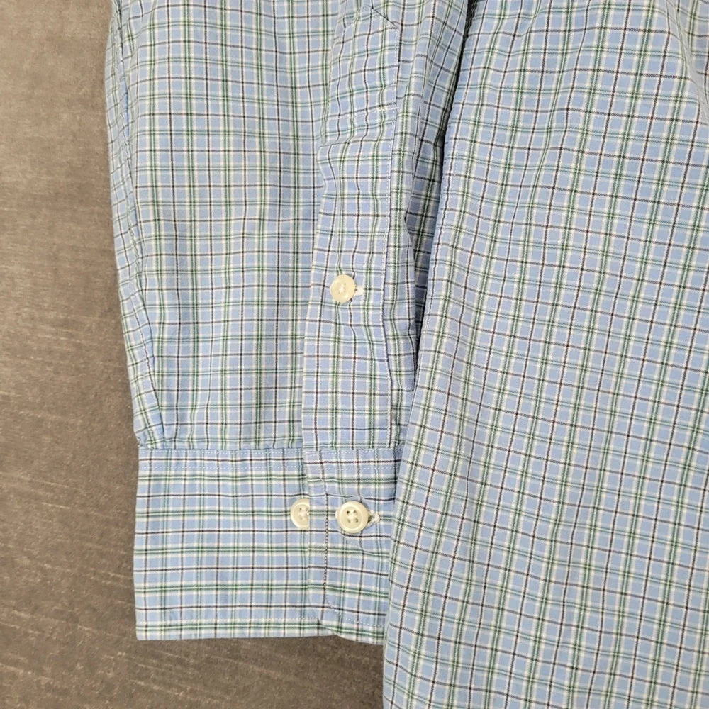 Polo Ralph Lauren Y2K‎ Vintage Plaid Button Down Long Sleeve Mens 15.5 32/33